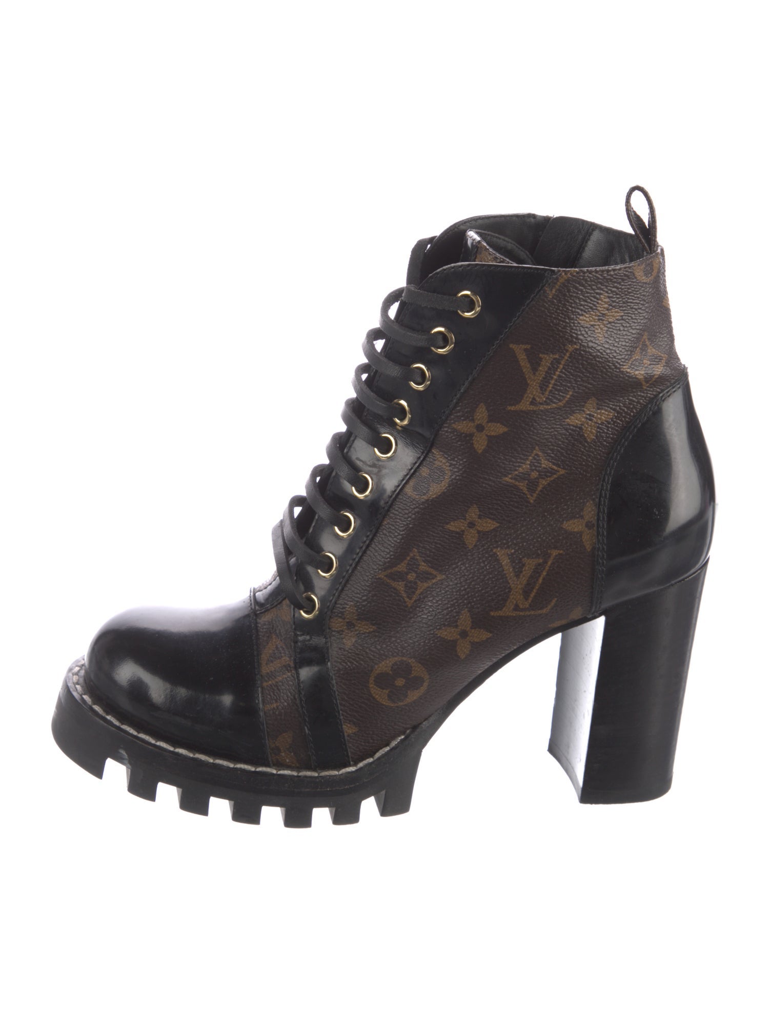 Louis Vuitton LV Monogram Combat Boots