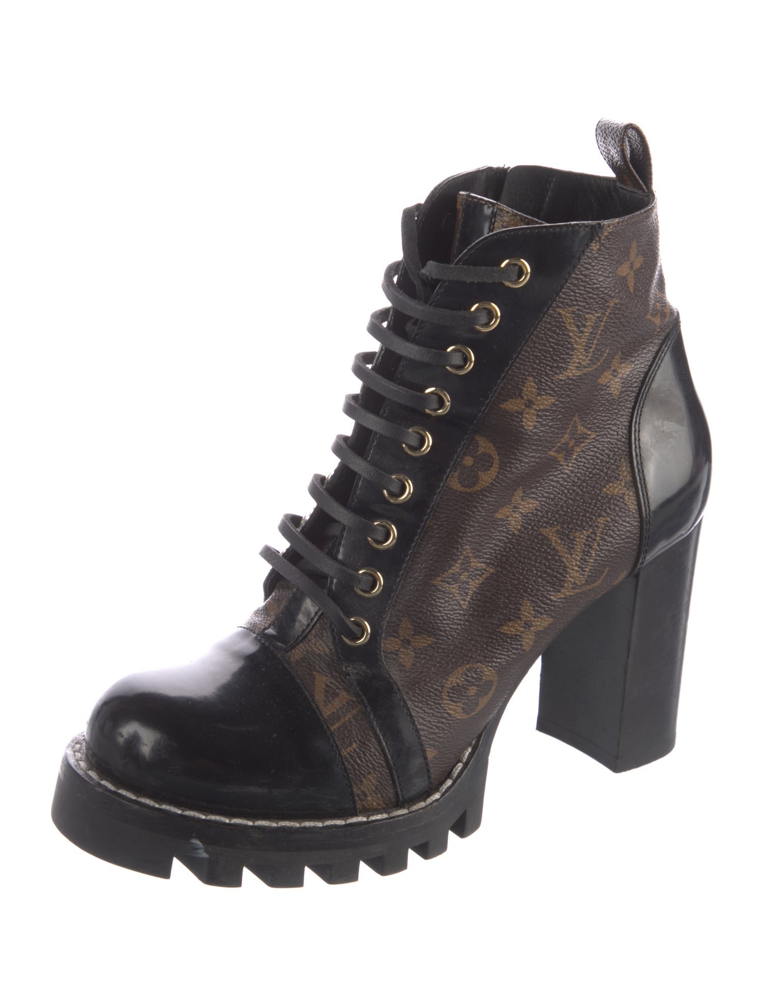 Louis Vuitton LV Monogram Combat Boots