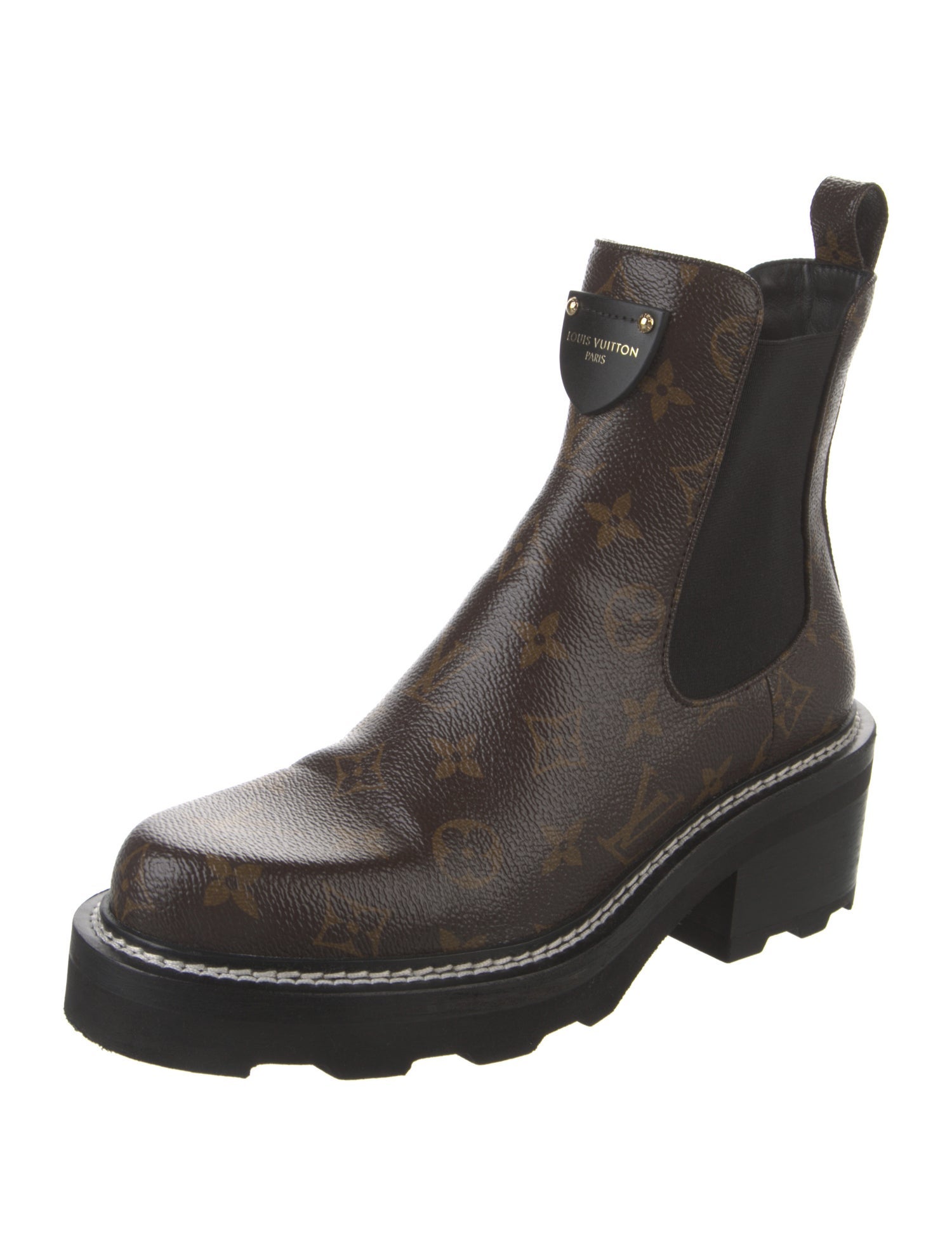 Louis Vuitton LV Monogram Chelsea Boots