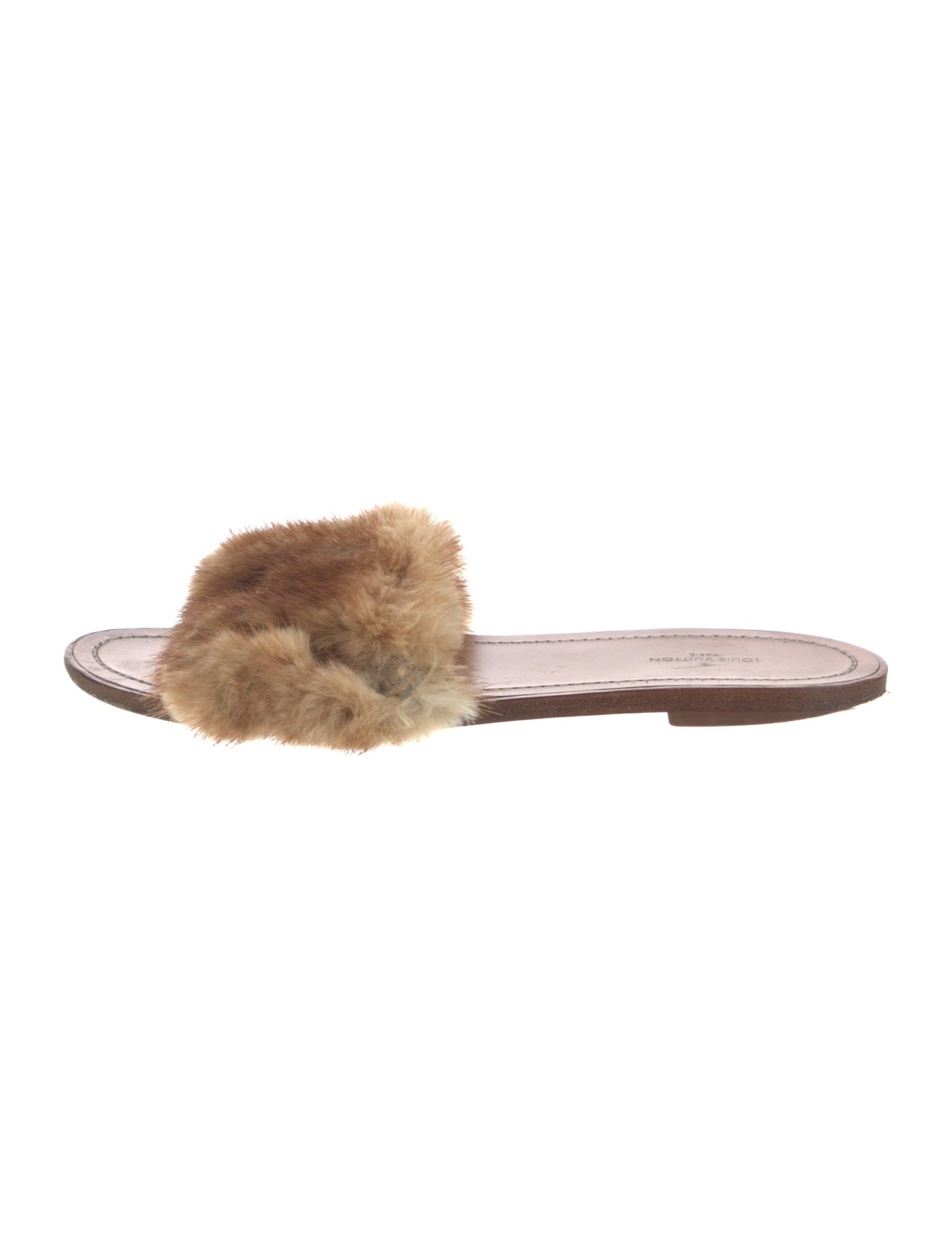 Louis Vuitton Fur Slides