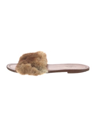 Louis Vuitton Fur Slides