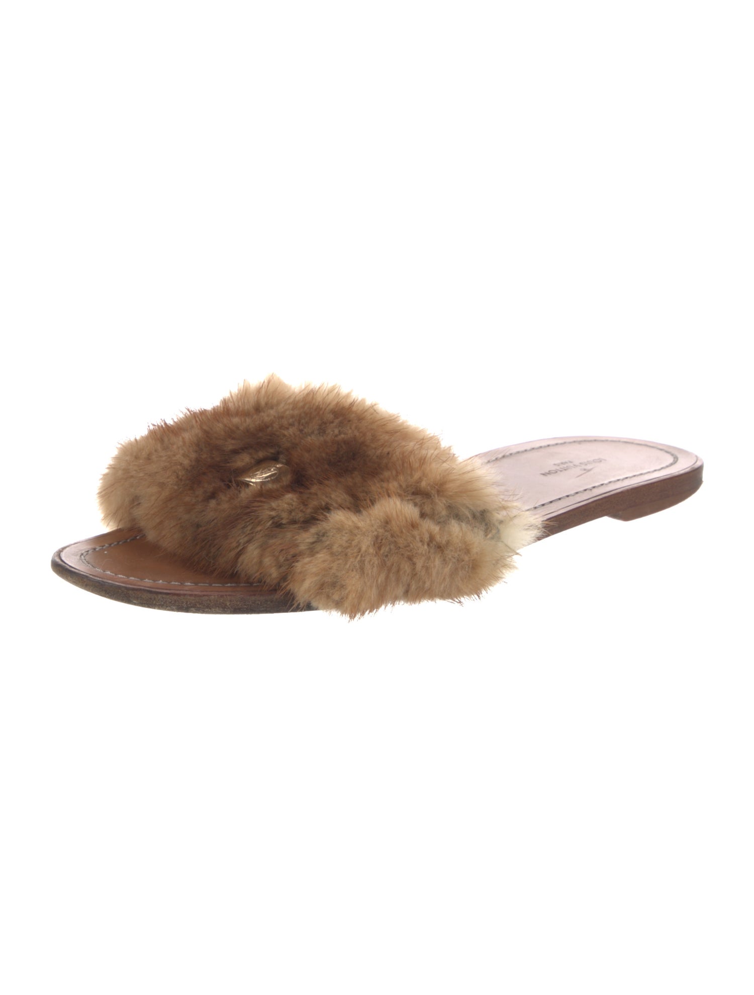 Louis Vuitton Fur Slides
