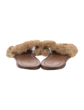 Louis Vuitton Fur Slides