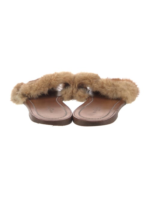 Louis Vuitton Fur Slides
