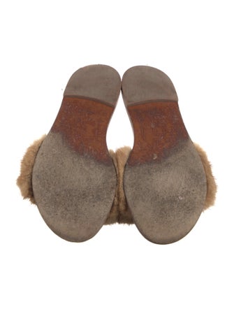 Louis Vuitton Fur Slides