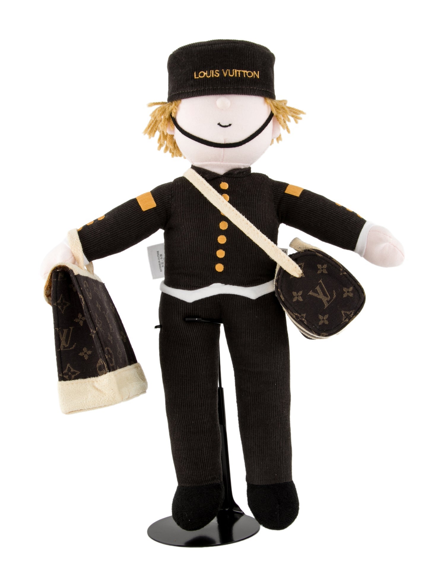 Louis Vuitton Bellboy Doll With Two Keepall Bags