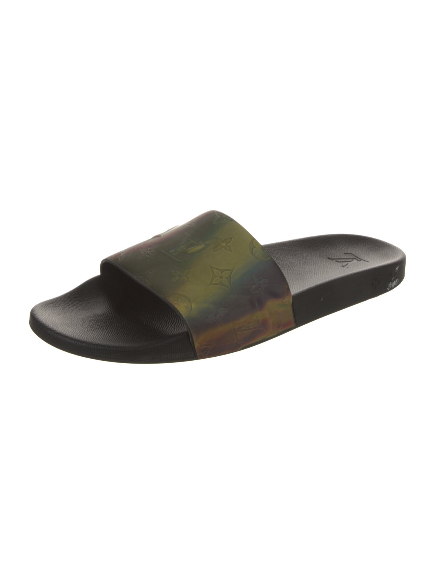 Louis Vuitton LV Monogram Rubber Slides
