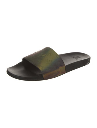 Louis Vuitton LV Monogram Rubber Slides