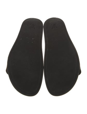 Louis Vuitton LV Monogram Rubber Slides