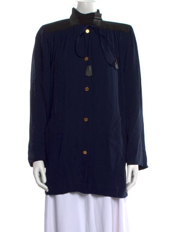 Louis Vuitton Tops 2025 Silk Button-Up Top Us2, Fr34 | XS
