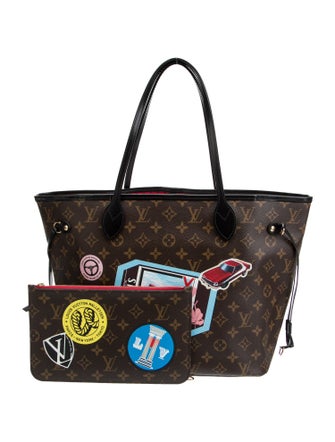 Louis Vuitton LV Monogram Neverfull w/Pouch MM