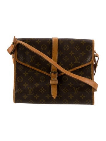 Louis Vuitton Shoulder Bags LV Monogram Portable Serviette Vintage