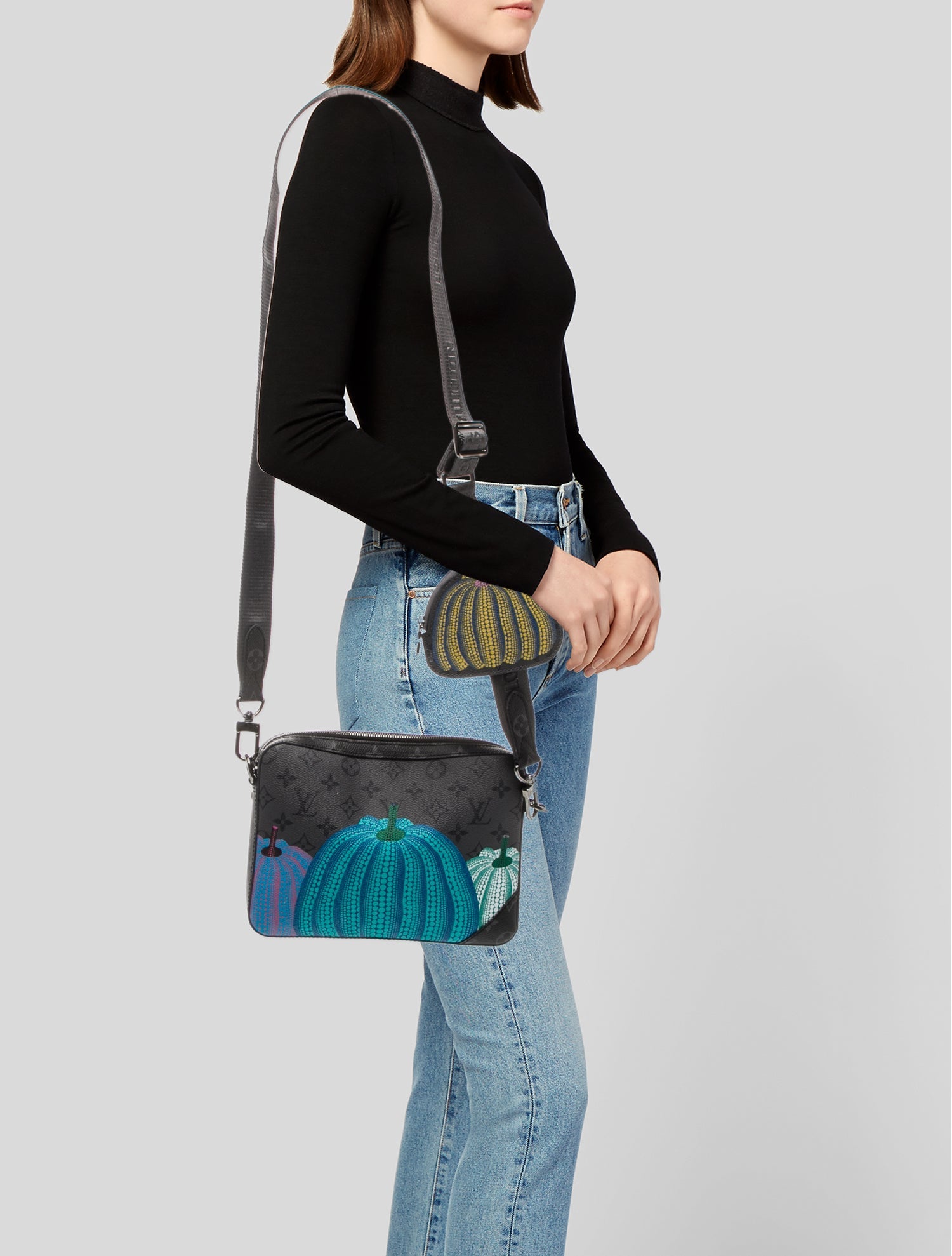 Louis Vuitton Monogram Eclipse Trio Messenger x Yayoi Kusama