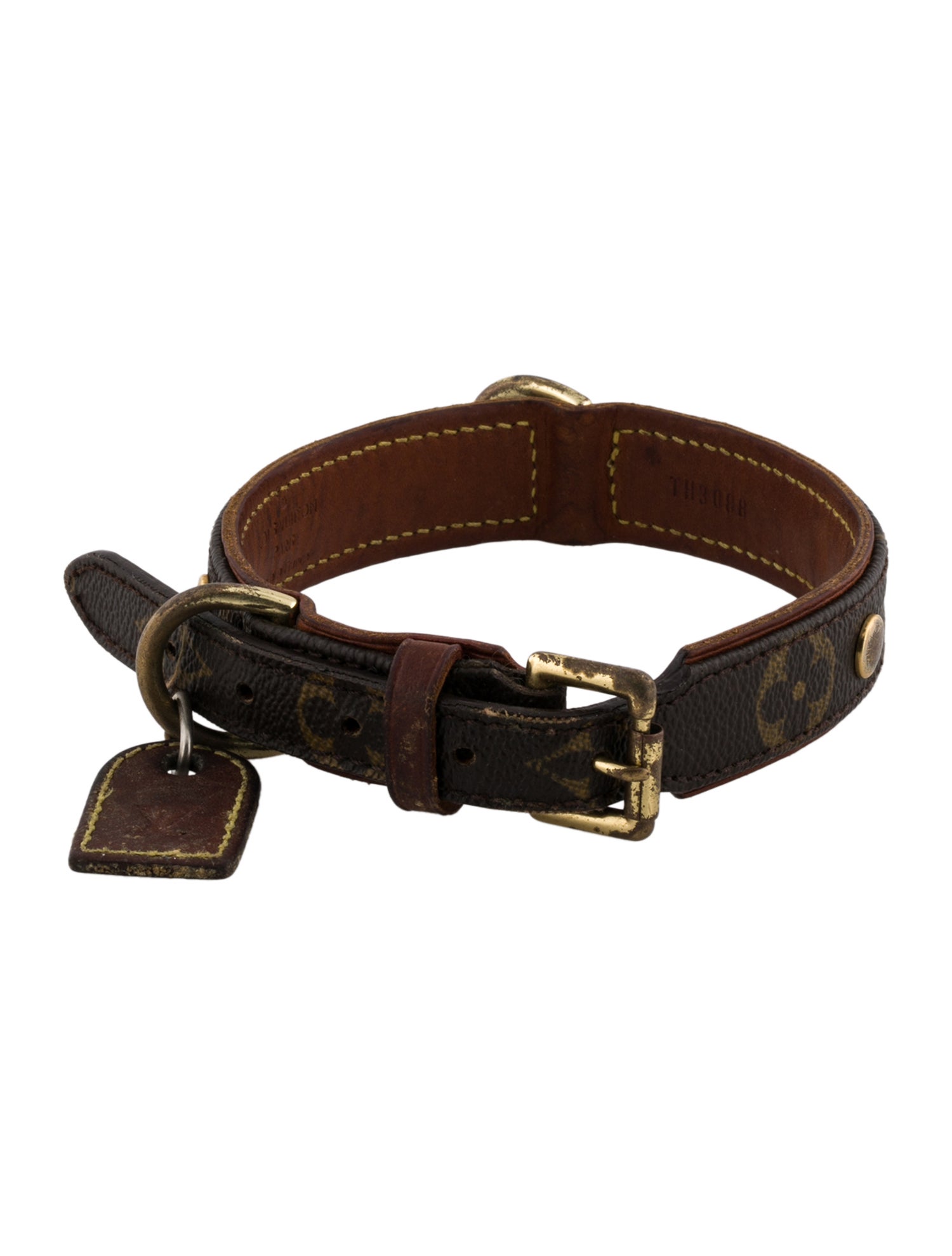 Louis Vuitton Monogram Baxter Dog Collar
