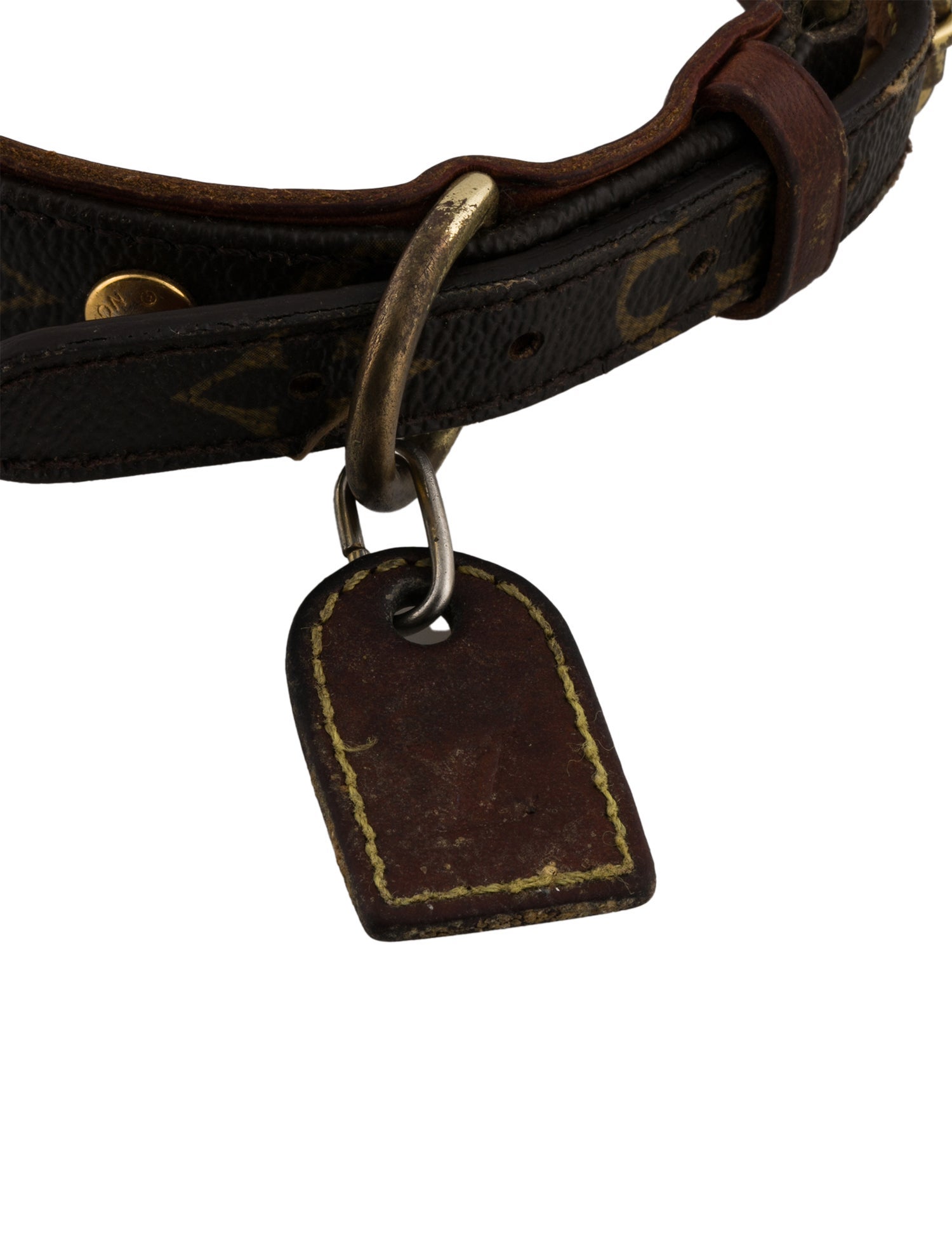 Louis Vuitton Monogram Baxter Dog Collar