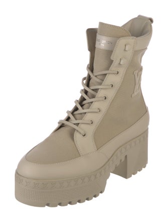 Louis Vuitton 2024 LV Monogram Combat Boots