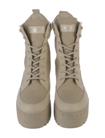 Louis Vuitton 2024 LV Monogram Combat Boots