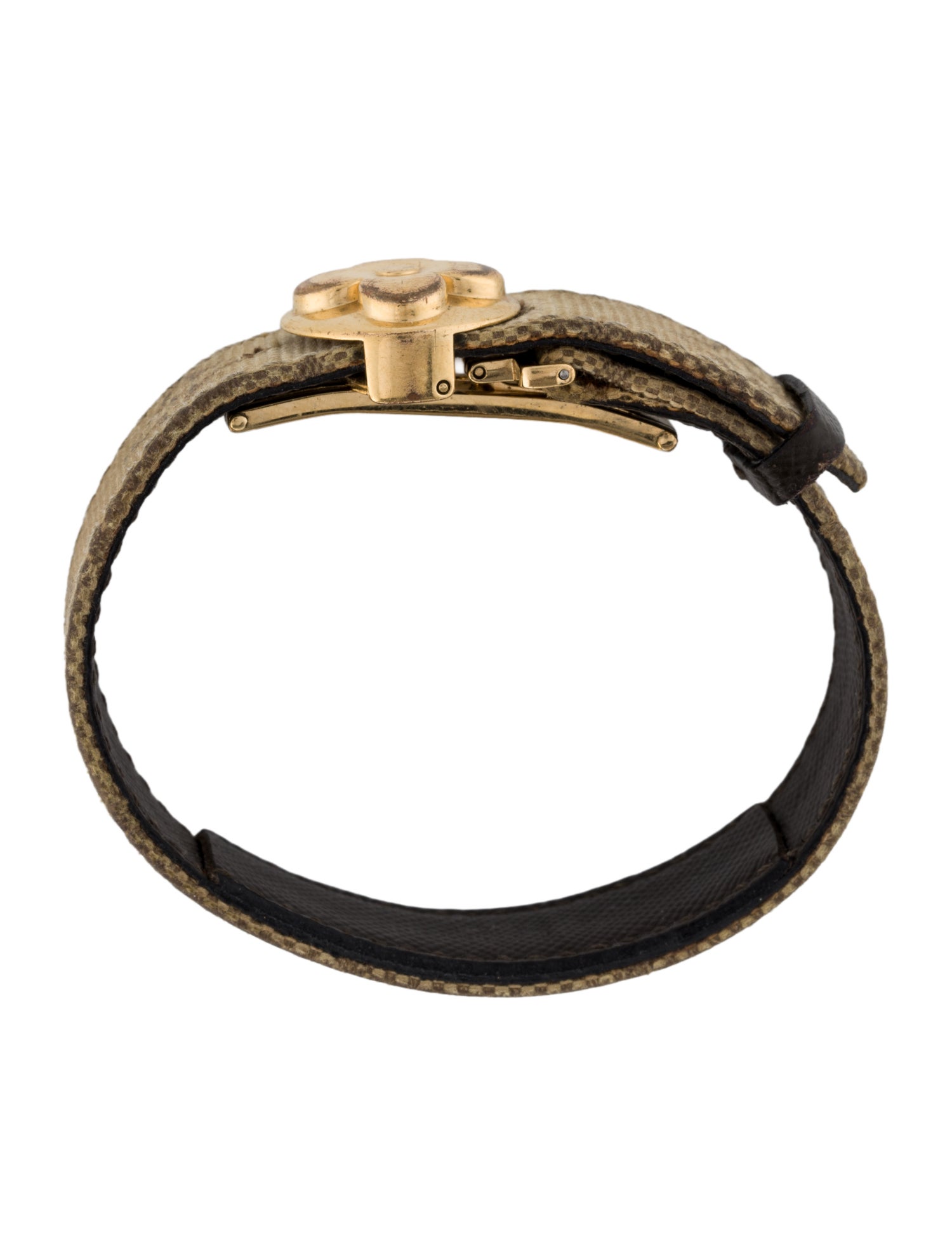 Louis Vuitton Leather Epi Wish Bracelet