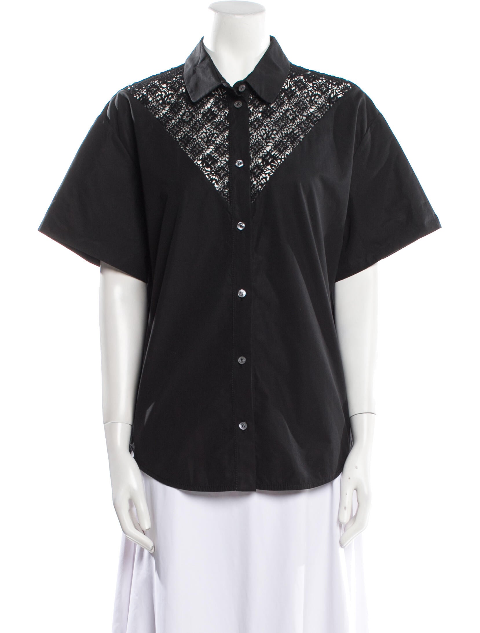 Louis Vuitton 2013 Short Sleeve Button-Up Top
