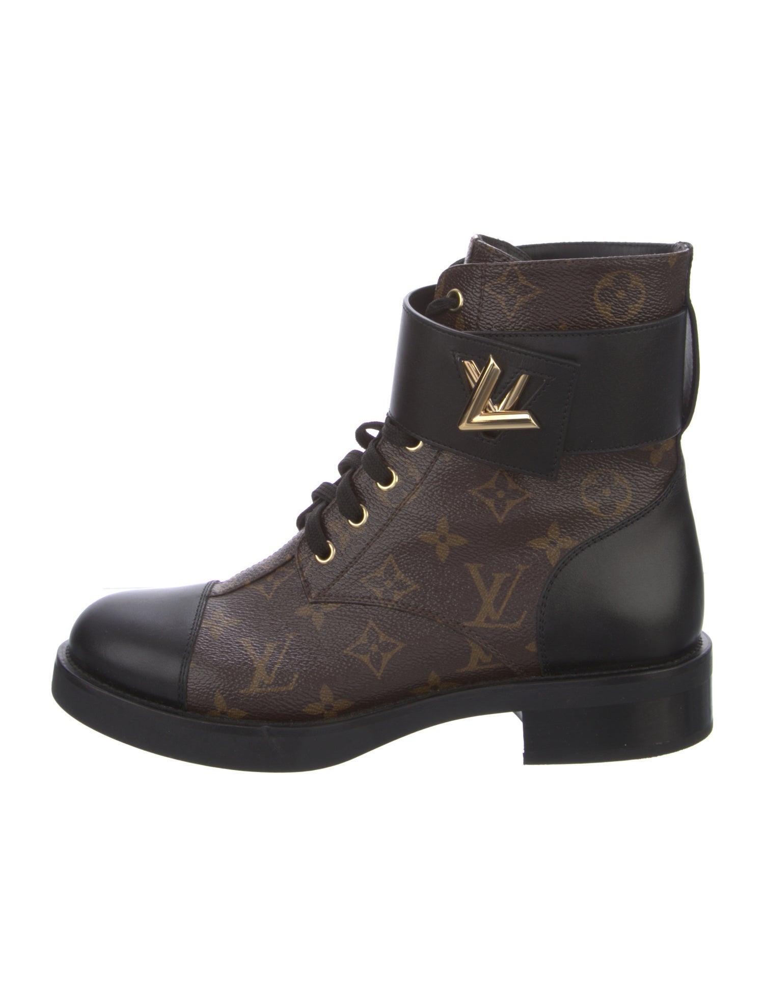 Louis Vuitton LV Monogram Combat Boots