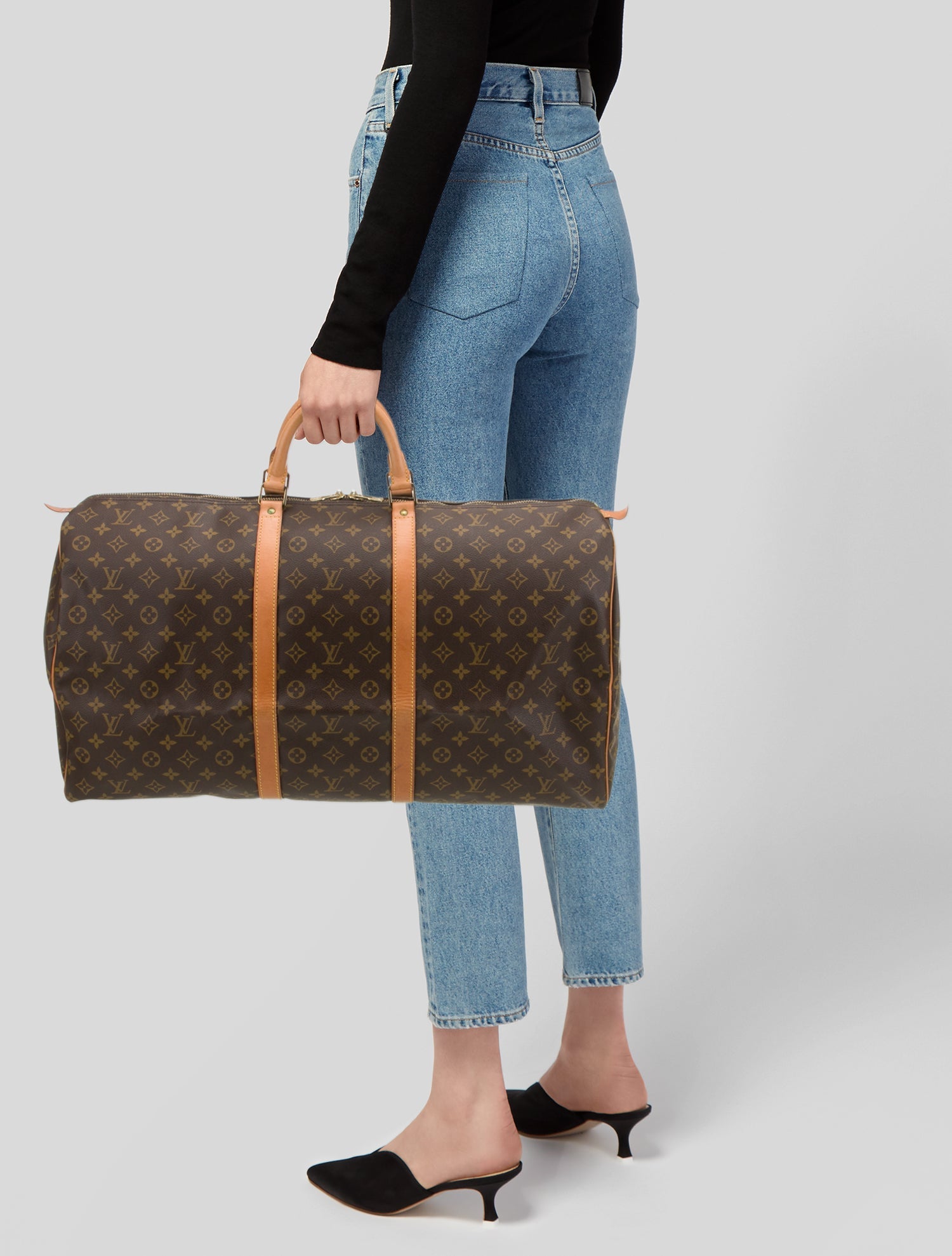 Louis Vuitton LV Monogram Keepall 60 Vintage