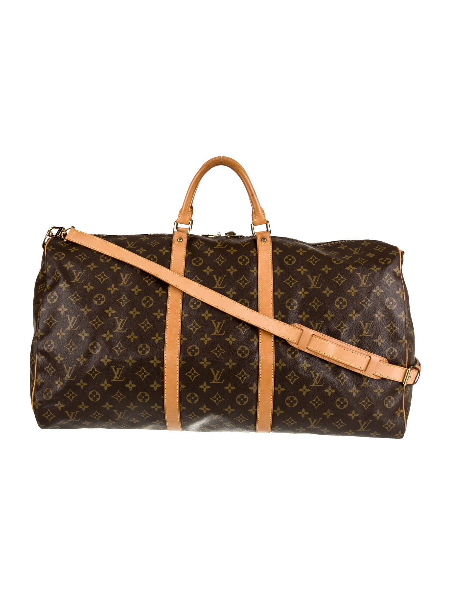 Louis Vuitton LV Monogram Keepall Bandouliere 60 Vintage