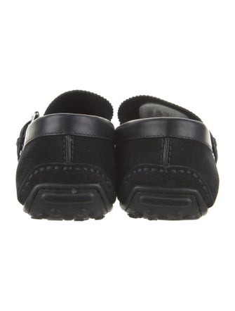 Louis Vuitton Suede Colorblock Pattern Drivers