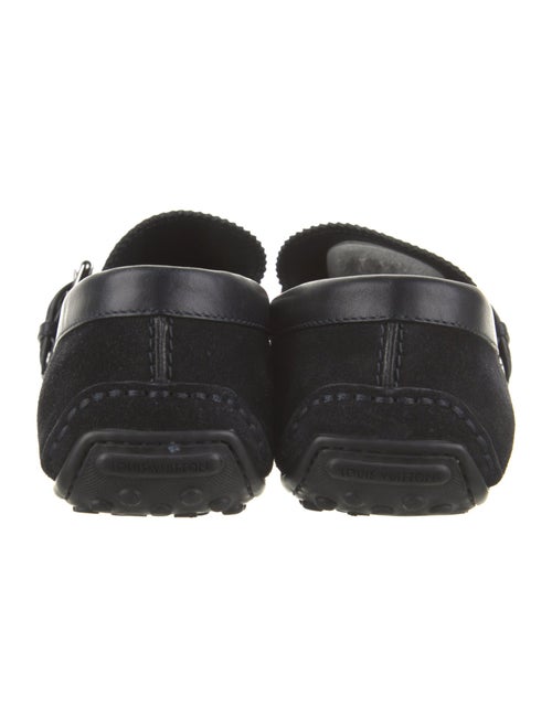 Louis Vuitton Suede Colorblock Pattern Drivers