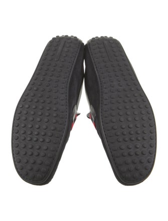 Louis Vuitton Suede Colorblock Pattern Drivers