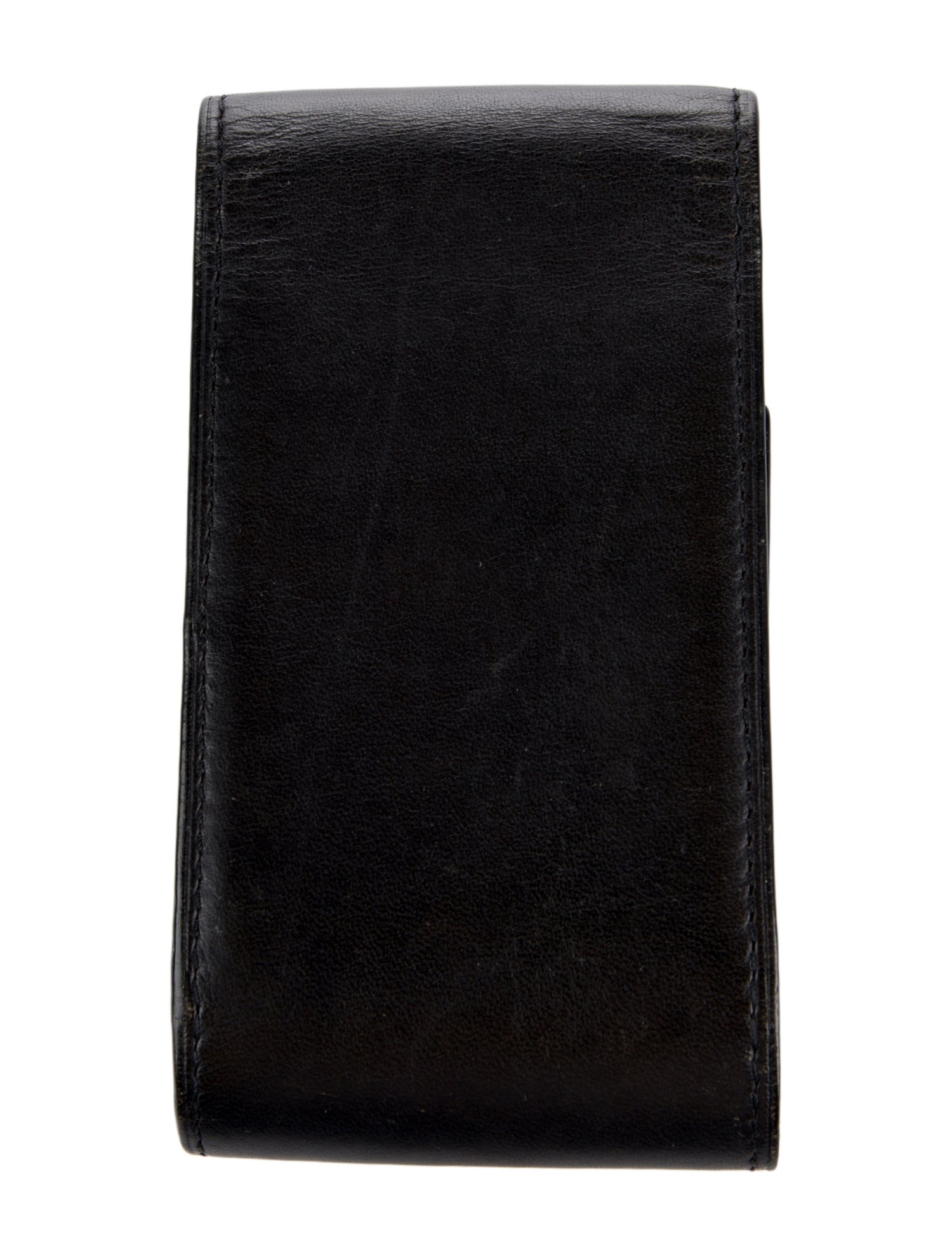 Louis Vuitton Black Leather Cigarette Case
