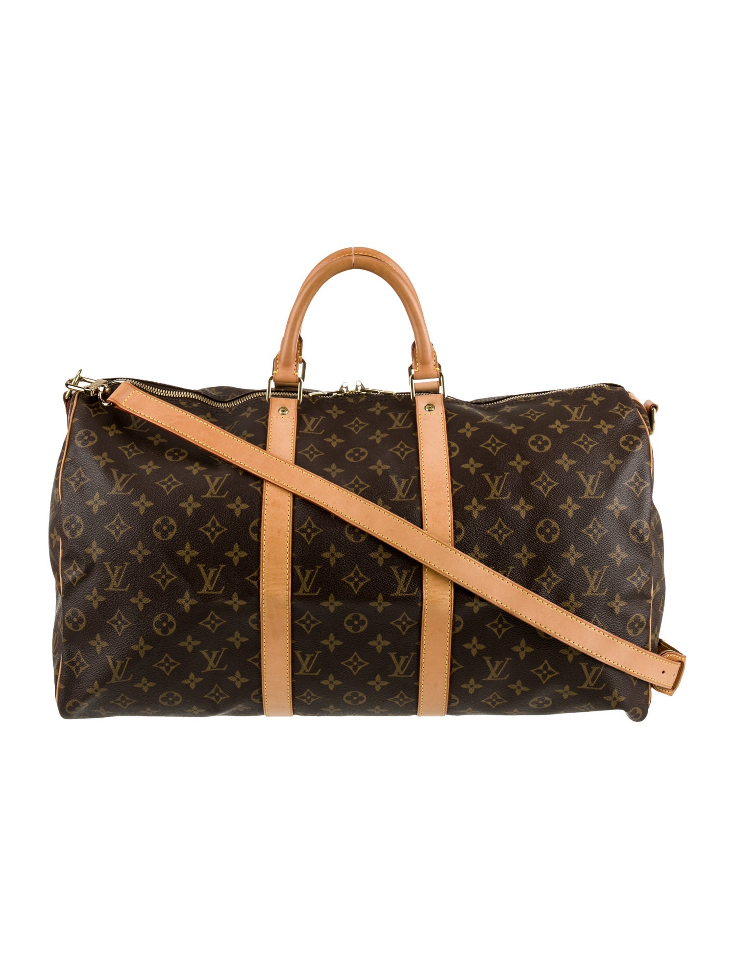 Louis Vuitton LV Monogram Keepall Bandouliere 50 Vintage