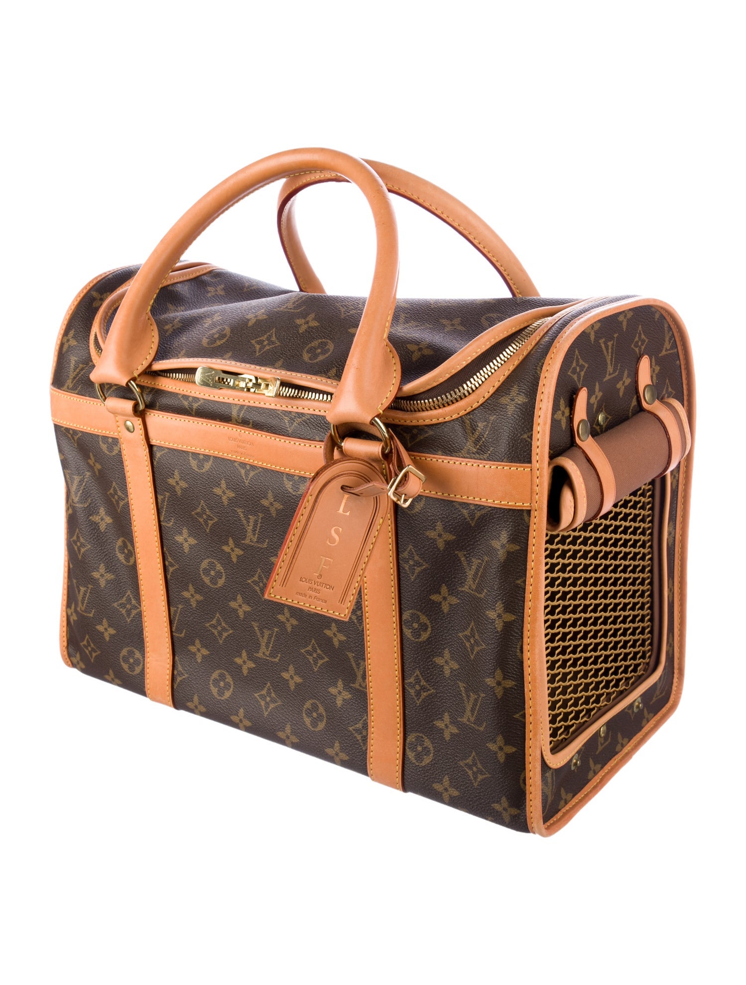 Louis Vuitton Monogram Sac Chien 40 Pet Carrier