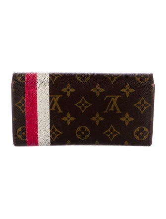 Louis Vuitton Monogram Pattern Coated Canvas Sarah Wallet