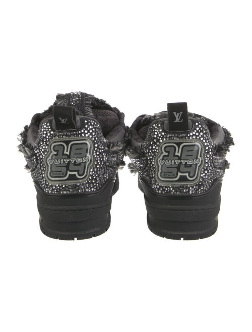 Louis Vuitton Denim Mesh Accents Sneakers