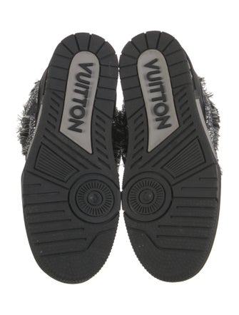 Louis Vuitton Denim Mesh Accents Sneakers