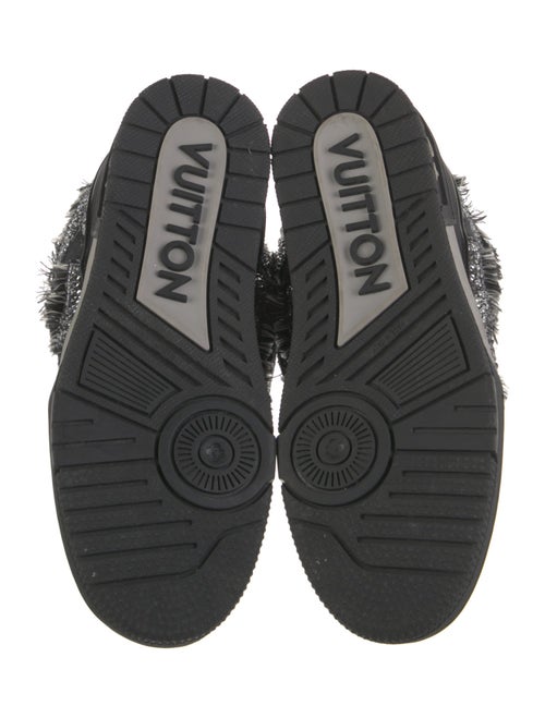 Louis Vuitton Denim Mesh Accents Sneakers