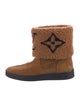Louis Vuitton Monogram Giant Pattern Suede Boots