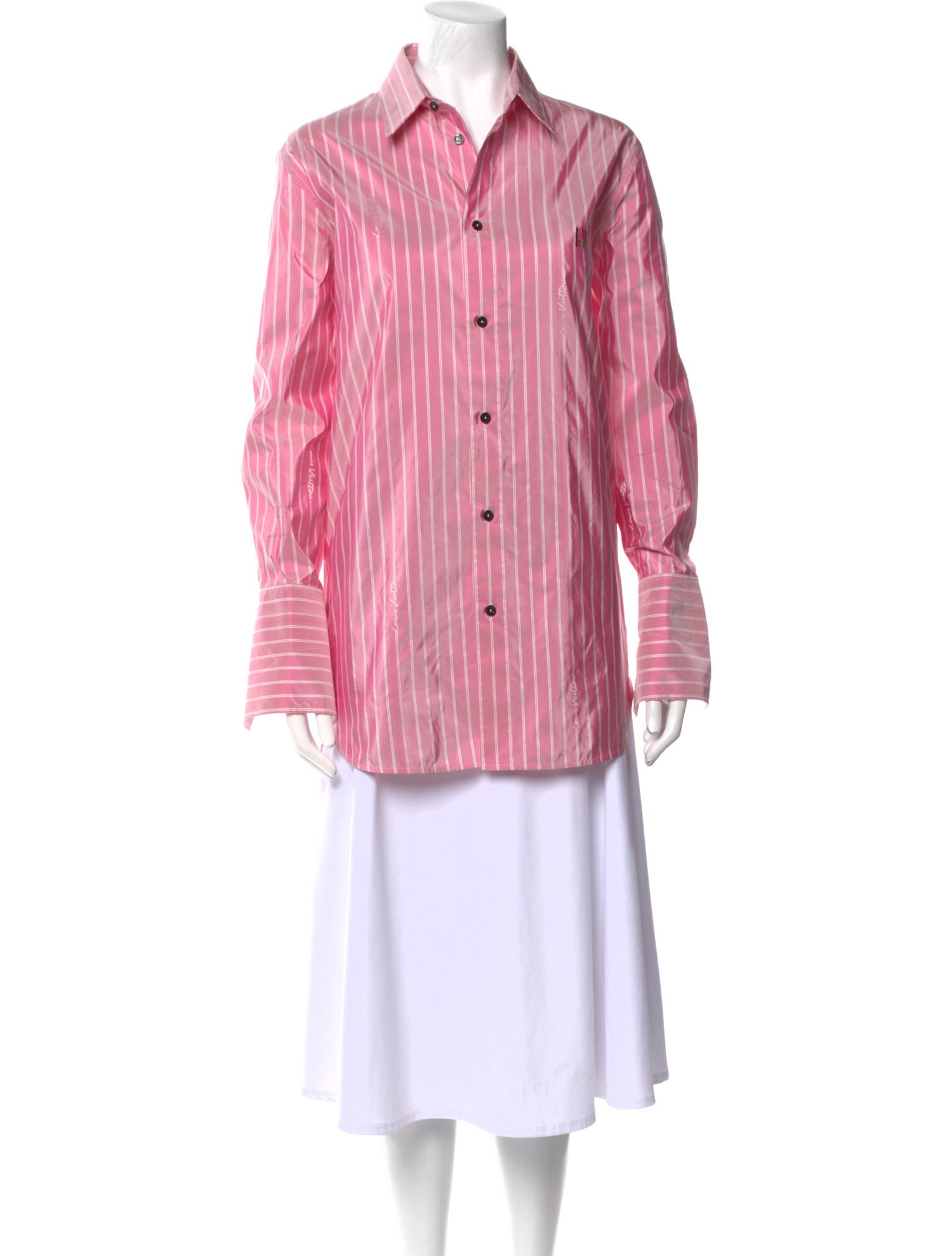 Louis Vuitton 2024 Silk Button-Up Top
