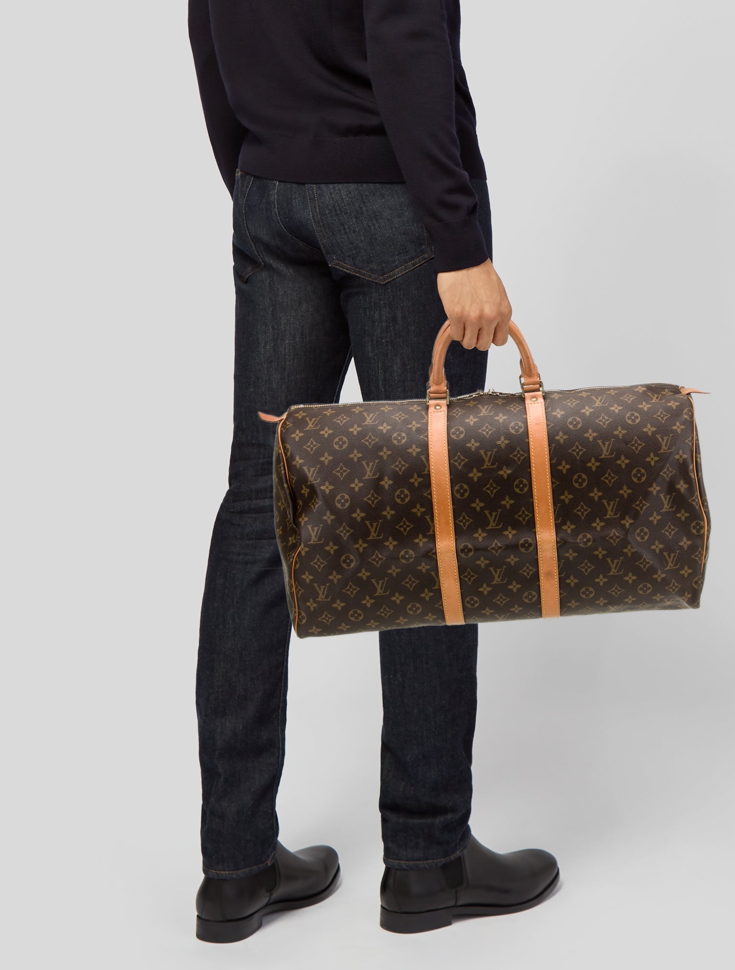 Louis Vuitton LV Monogram Keepall 55 Vintage