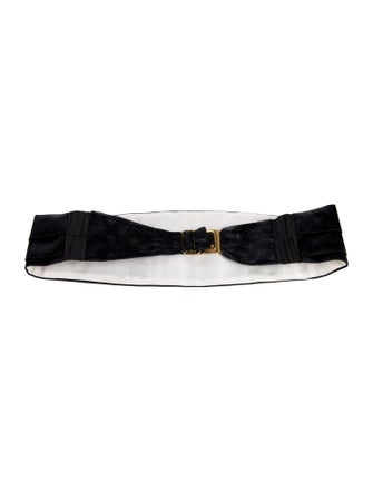 Louis Vuitton Louis Vuitton Satin Cummerbund