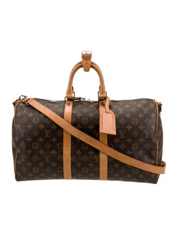 Louis Vuitton Luggage and Travel LV Monogram Keepall Bandouliere