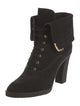 Louis Vuitton Suede Lace-Up Boots