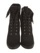 Louis Vuitton Suede Lace-Up Boots