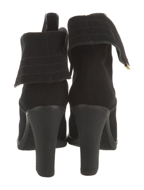 Louis Vuitton Suede Lace-Up Boots