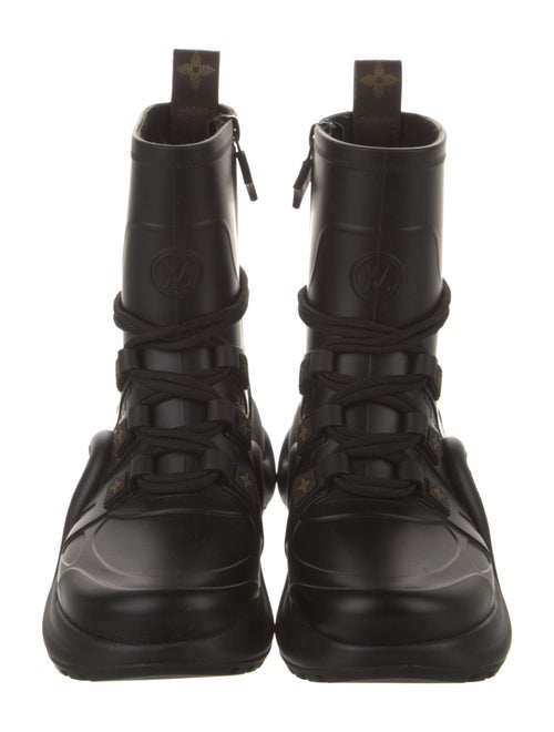 Louis Vuitton LV Monogram Rubber Rain Boots