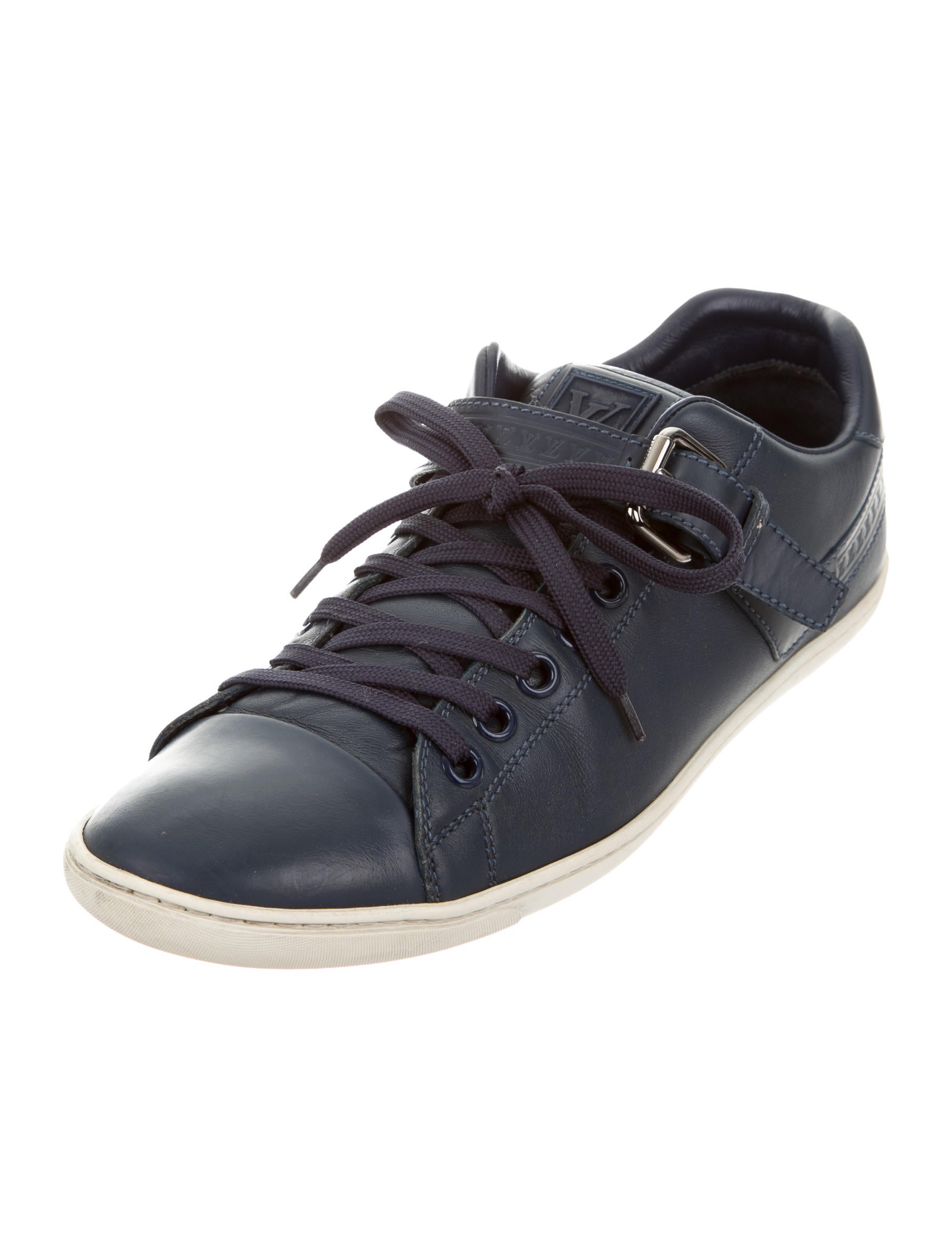 Louis Vuitton Leather Low-Top Sneakers - Shoes - LOU110709 | The RealReal