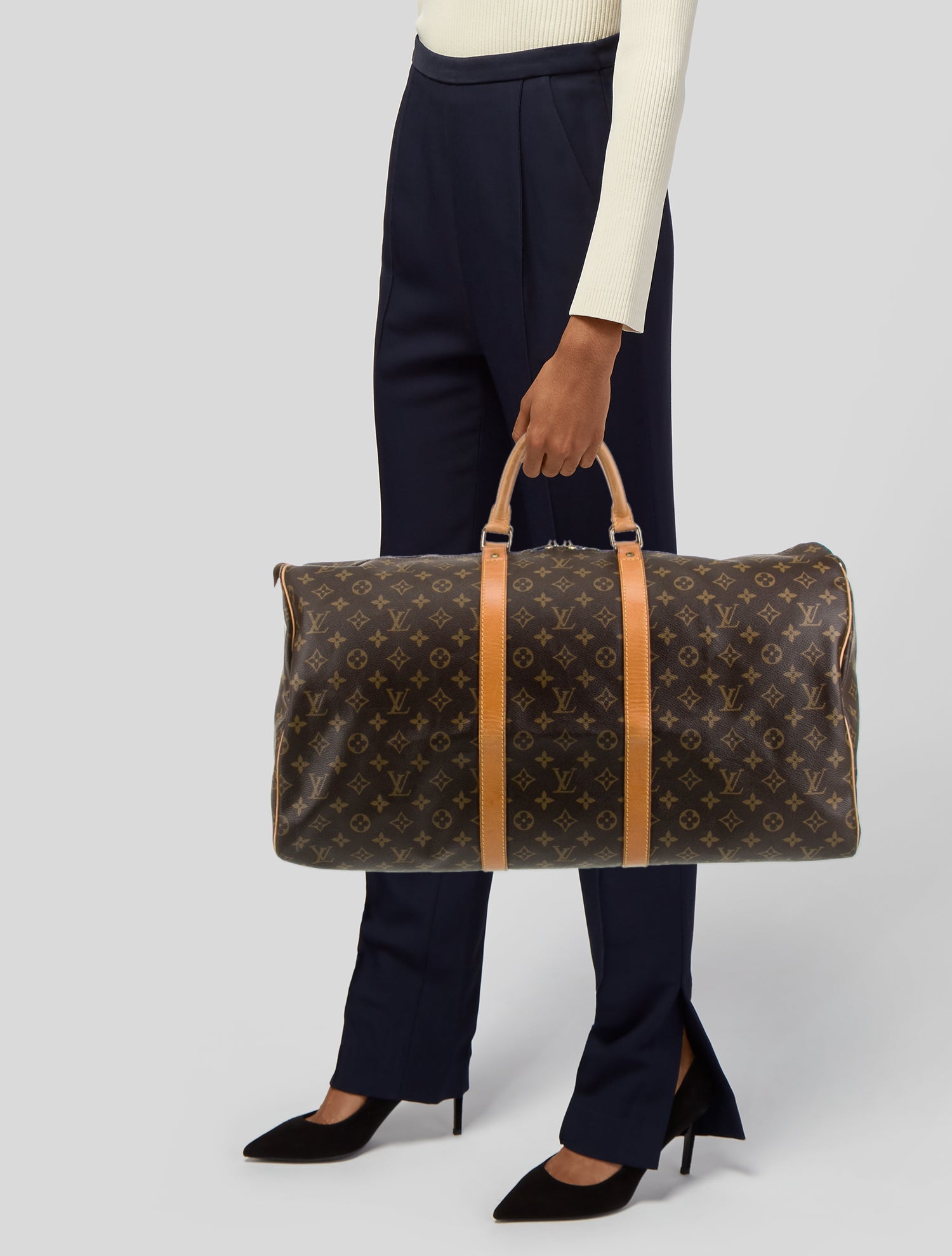 Louis Vuitton LV Monogram Keepall 55 Vintage