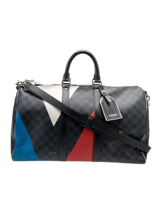 Louis Vuitton Damier Graphite Keepall Bandouliere 45