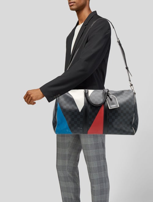 Louis Vuitton Damier Graphite Keepall Bandouliere 45
