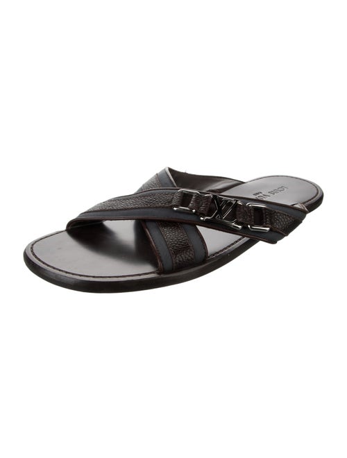 Louis Vuitton Leather Slides
